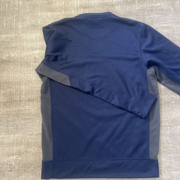 Nike Therma Fit Activewear Crewneck Sweatshirt Blue Small Pullover Therma-Fit - Picture 14 of 16